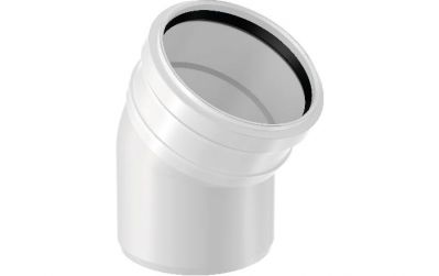 UPONOR DECIBEL ОТВОД КАНАЛИЗАЦИОННЫЙ ОДНОРАСТРУБНЫЙ Д.50ММ 30ГР ПП БЕЛЫЙ '1И 1000200