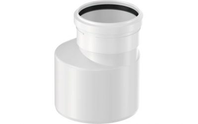 UPONOR DECIBEL ПЕРЕХОД КАНАЛИЗАЦИОННЫЙ Д.75/50ММ ПП БЕЛЫЙ '1С 1000232