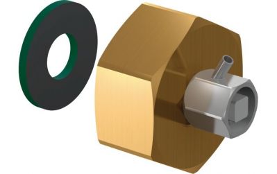 UPONOR FLUVIA ЗАГЛУШКА С ВОЗДУХООТВОДЧИКОМ ДЛЯ КОЛЛЕКТОРА G3/4