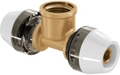 UPONOR RTM ТРОЙНИК С ВНУТРЕННЕЙ РЕЗЬБОЙ ЛАТУНЬ 20-3/4
