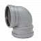 UPONOR ОТВОД КАНАЛИЗАЦИОНЫЙ ДВУХРАСТРУБНЫЙ ДЛЯ УНИТАЗА КОРОТКИЙ Д.110ММ 88,5ГР СЕРЫЙ '15И 1051266