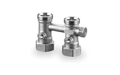 UPONOR SMART RADI УЗЕЛ НИЖНЕГО ПОДКЛЮЧЕНИЯ РАДИАТОРА С БАЙПАСОМ G3/4