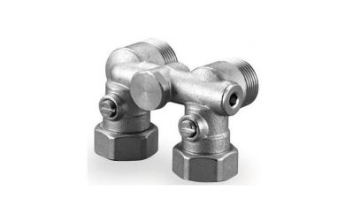 UPONOR SMART RADI УГЛОВОЙ УЗЕЛ НИЖНЕГО ПОДКЛЮЧЕНИЯ РАДИАТОРА С БАЙПАСОМ G3/4