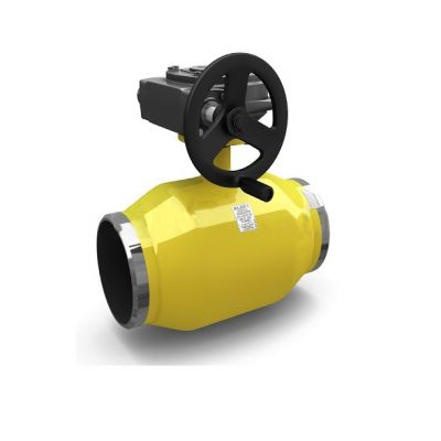 Шаровой стальной кран для газа с/с DN 50 PN 40 с редуктором LD КШ.Ц.П.Р.GAS.050.040.Н/П.02