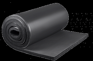 Каучуковая изоляция Рулон K-FLEX 16x1000-12 ST AD IN CLAD черный 80116210103IB