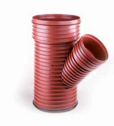 UPONOR ТРОЙНИК КАНАЛИЗАЦИОННЫЙ ТРЁХРАСТРУБНЫЙ Д.160/160ММ 45ГР ПП '1C 1050099