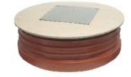 UPONOR ПЛАСТИКОВАЯ КРЫШКА 400ММ С УПЛОТНИТЕЛЕМ И МЕТ. ПЛАСТИНОЙ '1C 1050695
