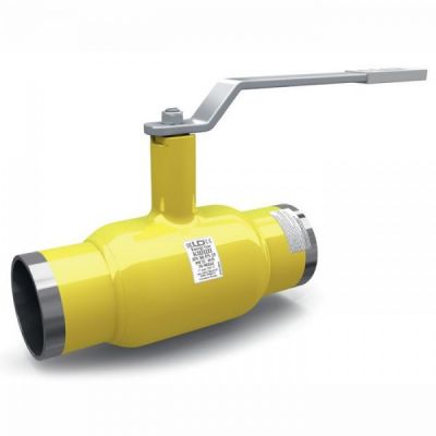 Шаровой стальной кран для газа полнопроходной с/с DN 20 PN 40 с рукояткой LD КШ.Ц.П.GAS.020.040.П/П.02