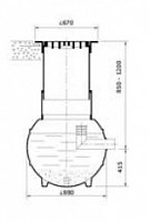 UPONOR ПЕСКООТДЕЛИТЕЛЬ 200TEL ТЕЛЕСКОП '1C 1050706