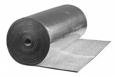 Каучуковая изоляция Рулон K-FLEX 50x1000-04 ST AD ALU серый 80350000108