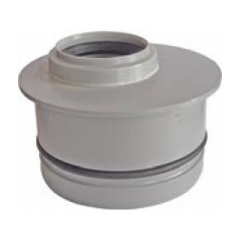 UPONOR ПЕРЕХОД КАНАЛИЗАЦИОННЫЙ ДВУХРАСТРУБНЫЙ КОРОТКИЙ Д.110/75ММ СЕРЫЙ '15C 1057726
