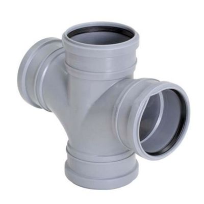 UPONOR КРЕСТОВИНА КАНАЛИЗАЦИОННАЯ РАСТРУБНАЯ Д.110/110ММ 88,5ГР. СЕРАЯ '5И 1051244