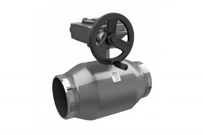 Шаровой стальной кран полнопроходной с/с DN 200 PN 25 с редуктором LD КШ.Ц.П.Р.200.025.П/П.02