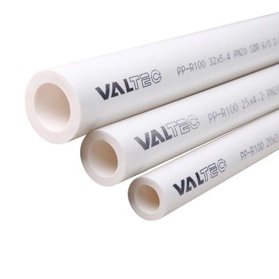 Труба полипропиленовая неармированная VALTEC PP-R Ду 90, PN 20 (белый) VTp.700.0020.90