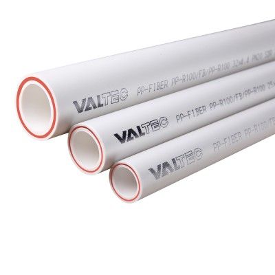 ТРУБА PP-FIBER арм. стекл., PN 20, 20 MM (белый) Valtec VT.051.N.04